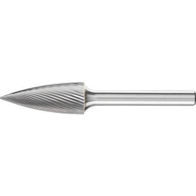 PFERD TOOLS 21123456 Freesstift Spitsboog Lengte 70 mm Afmeting, Ø 12 mm Werklengte 30 mm Schachtdiameter 6 mm