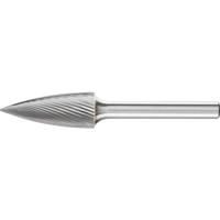 PFERD TOOLS 21123456 Freesstift Spitsboog Lengte 70 mm Afmeting, Ø 12 mm Werklengte 30 mm Schachtdiameter 6 mm
