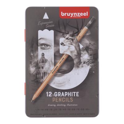 Bruynzeel Expression grafietpotloden blik
