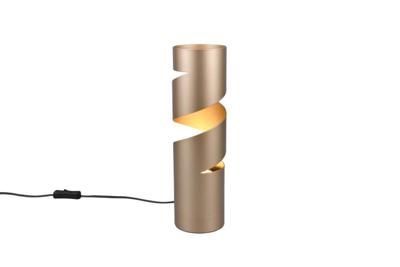 Trio Koker tafellampStream Ø 12cm - messing mat - 564000165