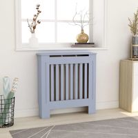 VidaXL Radiatorombouw 78 cm mdf grijs VidaXL Radiatorombouw 78 cm mdf grijs