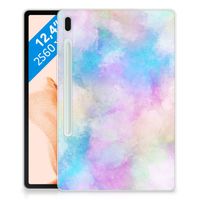 Tablethoes Samsung Galaxy Tab S7FE Watercolor Light - thumbnail