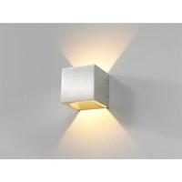 Artdelight Buitenlamp up downCube 10cm-aluminium - WL CUBE ALU