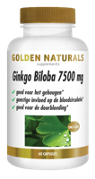 Golden Naturals Ginkgo biloba 7500mg 60 Capsules