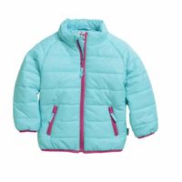 Playshoes gewatteerde jas aqua roze Maat