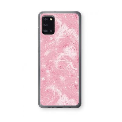 Abstract Painting Pink: Samsung Galaxy A31 Transparant Hoesje