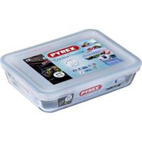PYREX - 241P000 / 7046 - Rechthoekige schaal met deksel - 19cm * 14 cm - Pyrex Cook & Freeze