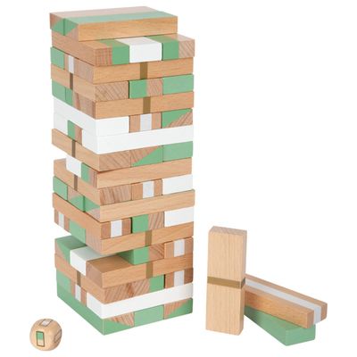 Small Foot houten wiebeltoren spel gouden editie