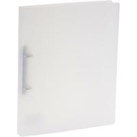 Bronyl ringmap, voor ft A4, uit PP, 2 D-ringen van 15 mm, transparant wit
