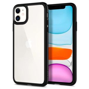 Spigen Ultra Hybrid iPhone 11 Hoesje - Zwart / Doorzichtig