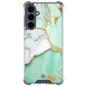 Samsung Galaxy A16 shockproof hoesje - Marmer mintgroen