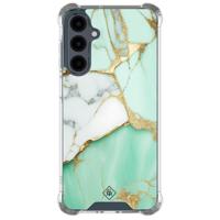 Samsung Galaxy A16 shockproof hoesje - Marmer mintgroen