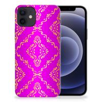Siliconen Hoesje iPhone 12 | 12 Pro (6.1") Barok Roze