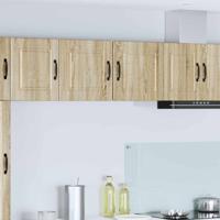 Keukenkast 2 pcs Sonoma Eiken 40 x 31 x 40 cm Bewerkt hout