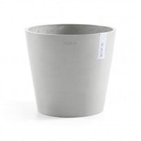 Ecopots Amsterdam kunststof bloempot Grijs/Wit - Ø 36,6 cm - thumbnail