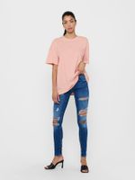 ONLY 15230676 T-shirt Ronde hals Korte mouw Katoen - thumbnail