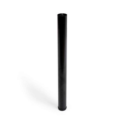 Poten Rei 406g Aanpasbaar Cilindrisch Zwart Staal (Ø 7,6 x 71 cm)