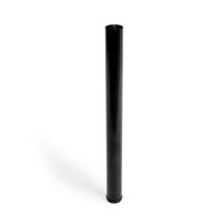 Poten Rei 406g Aanpasbaar Cilindrisch Zwart Staal (Ø 7,6 x 71 cm)