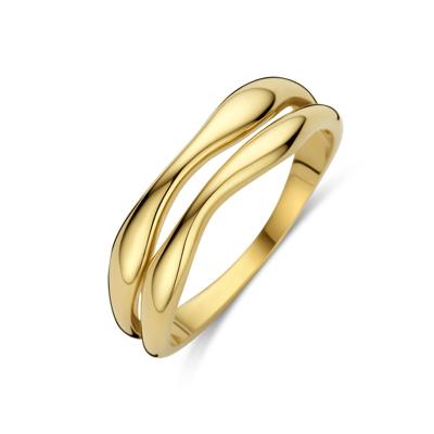 Stijlvolle 14k Geelgouden Ring met 6mm Breedte