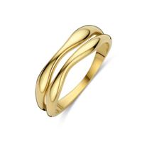 Stijlvolle 14k Geelgouden Ring met 6mm Breedte