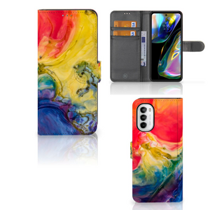 Hoesje Motorola Moto G52 | Moto G82 Watercolor Dark