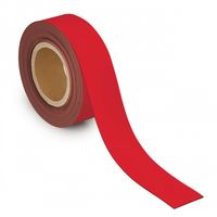 MAUL magnetisch etiketband beschrijf- en wisbaar, 10mtx50mm, rood
