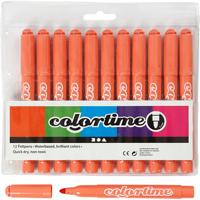 Colortime Mandarijn jumbo stiften, 12st. Colortime Mandarijn jumbo stiften, 12st.