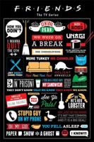 Poster Friends Infographic 61x91,5cm