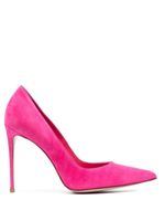 Le Silla escarpins Eva 110 mm en daim - Rose - thumbnail