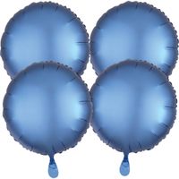 Anagram folieballonnen 43 cm blauw 4 stuks - thumbnail