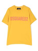 DSQUARED2 KIDS t-shirt à logo imprimé - Jaune