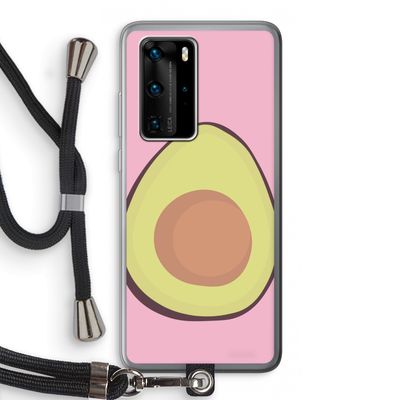 Avocado: Huawei P40 Pro Transparant Hoesje met koord