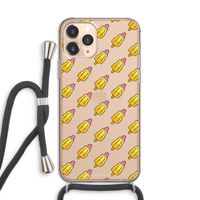 Waterijsjes: iPhone 11 Pro Transparant Hoesje met koord
