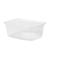 Bak | PP | 200ml | saladebak | 108x82x43mm | transparant | 1000 stuks