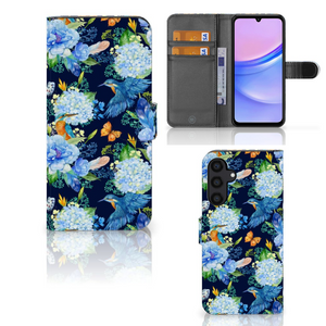 Telefoonhoesje met Pasjes voor Samsung Galaxy A15 IJsvogel