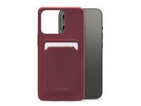 Mobilize Mobilize Rubber Gelly Card Case Apple iPhone 13 Pro Matt Bordeaux