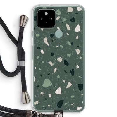 Terrazzo N°19: Pixel 5 Transparant Hoesje met koord