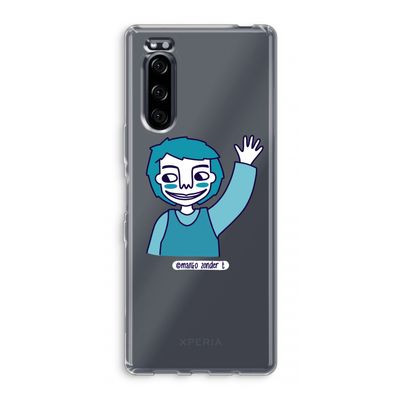 Zwaai: Sony Xperia 5 Transparant Hoesje