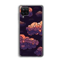 Patroon Wolken: Samsung Galaxy A12 Transparant Hoesje