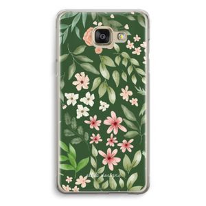 Botanical green sweet flower heaven: Samsung Galaxy A5 (2016) Transparant Hoesje