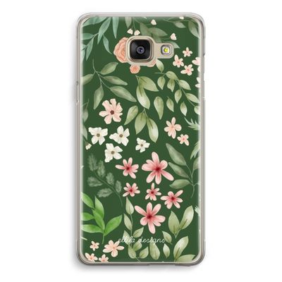 Botanical green sweet flower heaven: Samsung Galaxy A5 (2016) Transparant Hoesje