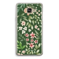 Botanical green sweet flower heaven: Samsung Galaxy A5 (2016) Transparant Hoesje