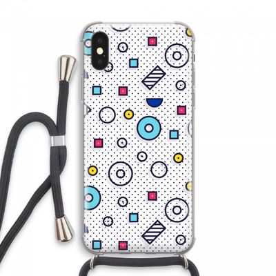 8-bit N°9: iPhone XS Max Transparant Hoesje met koord