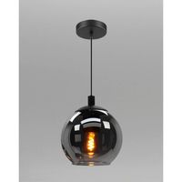 EGLO Ariscani hangende plafondverlichting E27 40 W Zwart, Transparant - thumbnail