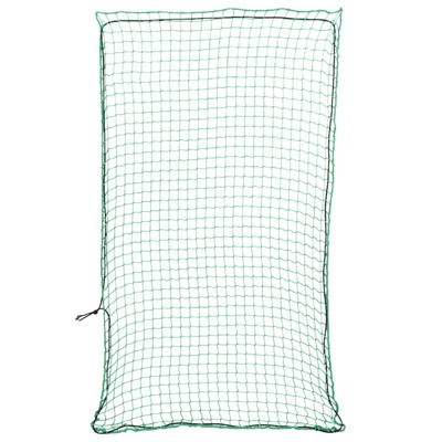 VidaXL Aanhangwagennet elastisch touw 3,5x2 m polypropeen groen