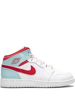 Jordan Kids baskets Air Jordan 1 Mid - Blanc