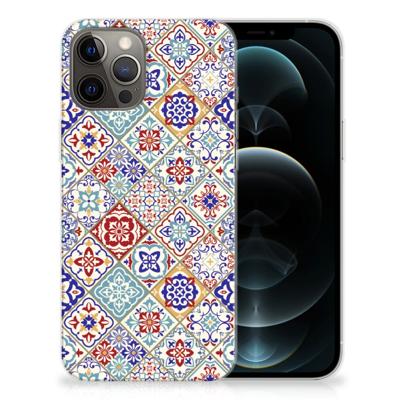 iPhone 12 Pro Max | TPU | Siliconen hoesje | Tiles Color iPhone 12 Pro Max | TPU | Siliconen hoesje | Tiles Color