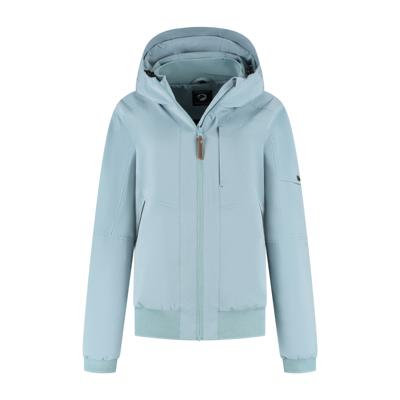 Travelin&apos; Women - Waterproof jack - Light Blauw - Maat XL