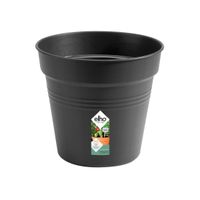 elho green basics growpot 11cm Binnen/buiten Plantenpot Vrijstaand Polypropyleen (PP) Zwart - thumbnail