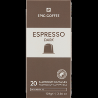 Epic Coffee Espresso Dark Koffiecups 20 Stuks bij Jumbo